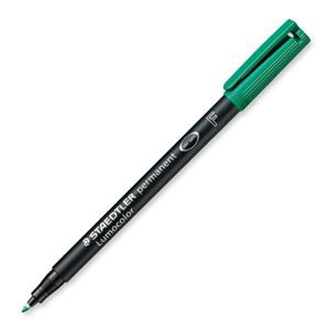 [318-5] Marcador lumocolor permanente punta fina 0,6MM. verde STAEDTLER 318-5