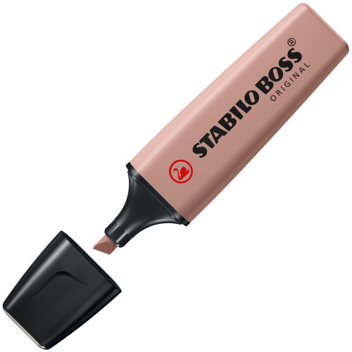 [70/165] STABILO boss original naturecolors marcador 1 pieza(s) punta de cincel marrón