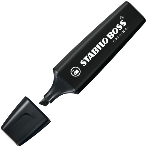 [70/46] STABILO boss original marcador 1 pieza(s) punta de cincel negro
