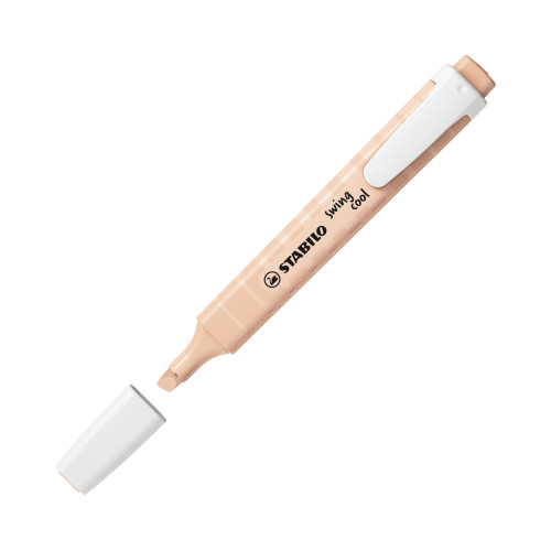 [275/186] Marcador fluorescente swing cool nature trazo 1/4MM. beige STABILO 275/186