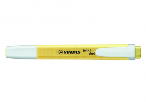 [275/144-8] Marcador fluorescente swing cool pastel trazo 1/4MM. amarillo STABILO 275/144-8