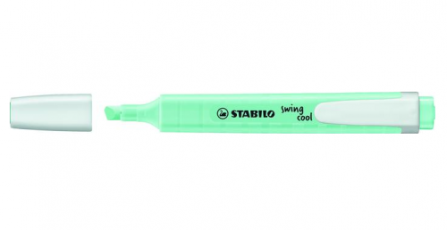 [275/113-8] Marcador fluorescente swing cool pastel trazo 1/4MM. turquesa STABILO 275/113-8