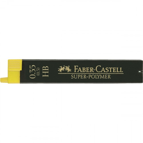 [120300] Estuche 12 minas 0.3MM super polimeras hb faber castell 120300