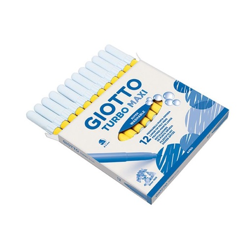[F456002] Rotulador GIOTTO turbomaxi amarillo caja 12UD