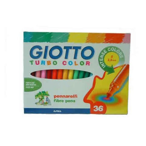 Rotulador GIOTTO turbo 36 colores