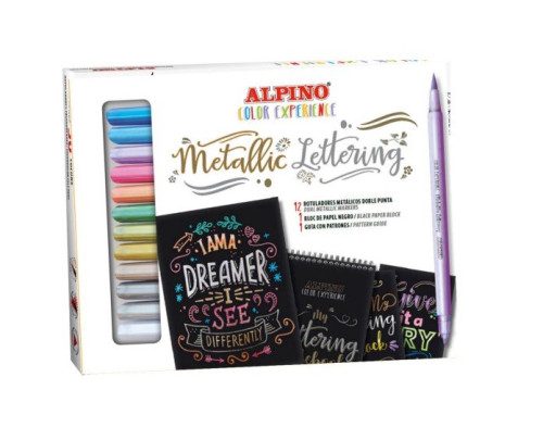 [AR010701] Set metallic lettering color experience ALPINO AR010701