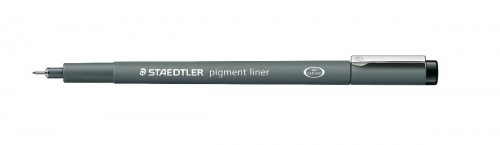 [308 02-9] Rotulador tinta pigmentada calibrado pigment liner 0,2 mm. negro STAEDTLER 308 02-9