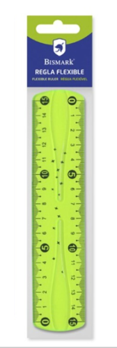 [324737] Regla pvc flexible 15 cm BISMARK 324737