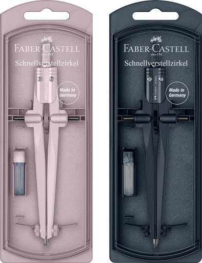 [174545] Compas faber castell stream colores surtido