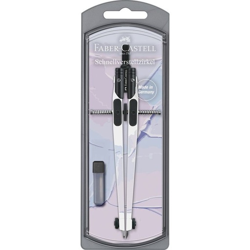 [574444] Compas faber castell ajuste rapido dark & bright,