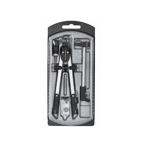 [32724-3A] Compas faber con bigotera y alargadera