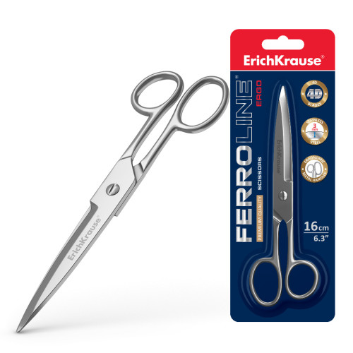 [14851] Blíster tijeras ferro 16 cm erich krause 14851