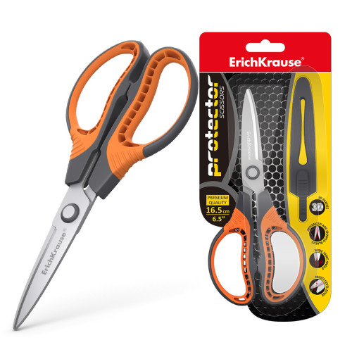 [48056] Blíster tijeras protector 16,5 cm erich krause 48056