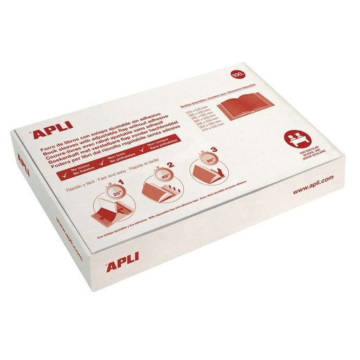 [16908] Forro libros ajustable pvc 29,5cm 130 micras