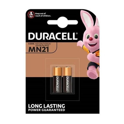 [DUR20396] Pilas alcalina DURACELL MN21 LR23A 12V blister 2 uni