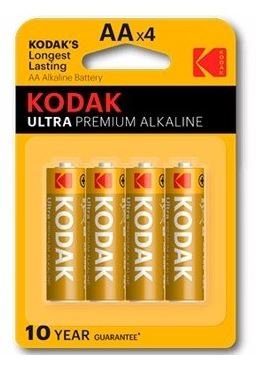 Pilas KODAK ultra LR06 aa blister 4 unidades