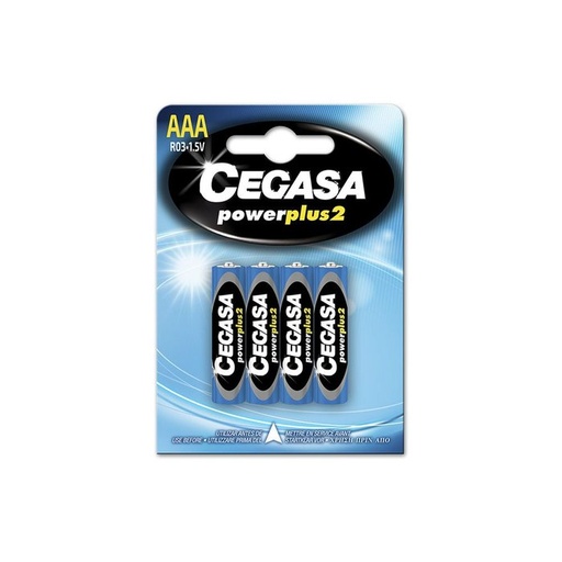 [18] Pilas CEGASA sal R03 power plus 2 blister 4 uds
