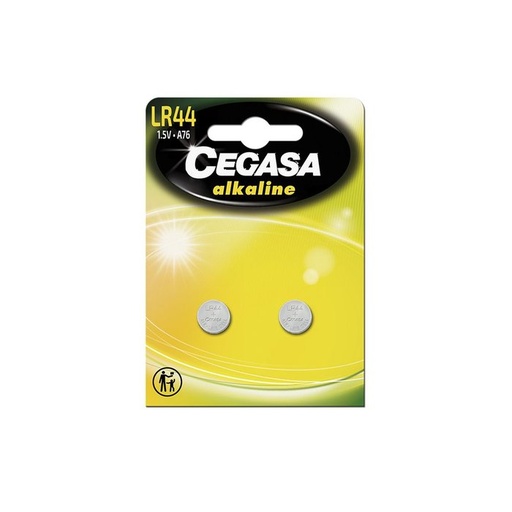 [324342] Pilas CEGASA alcalina LR44 1,5V bt BL2