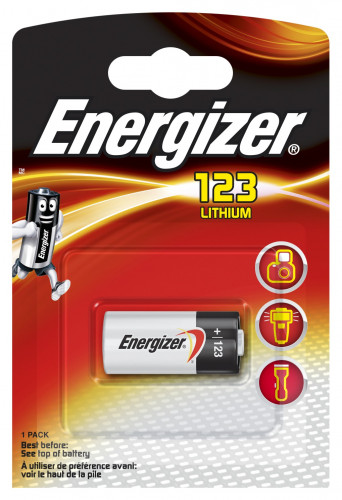 [E300777601] Blister 1 pila especial lithium photo EL123 energizer E300777601