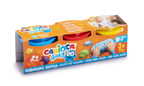 [43179] Set pasta de modelar CARIOCA baby dough 3X75GR CARIOCA 43179