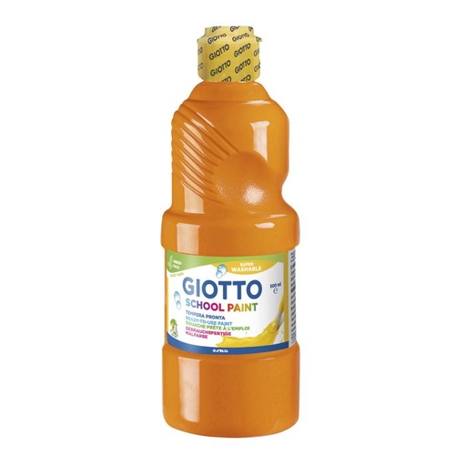 [F53530500] Tempera liquida GIOTTO 500ML naranja