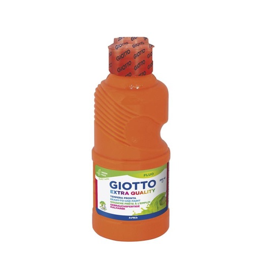 [F53110300] Tempera GIOTTO 250ML fluor naranja