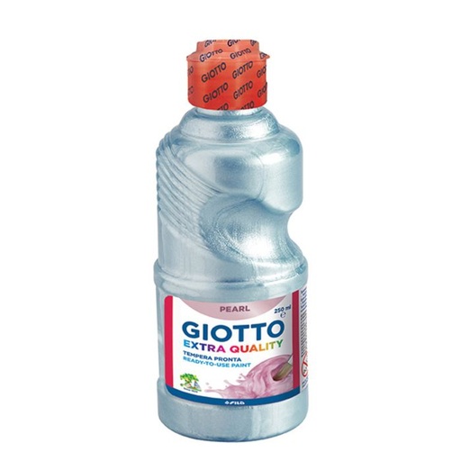 [F53130400] Tempera GIOTTO 250ML perlada cyan