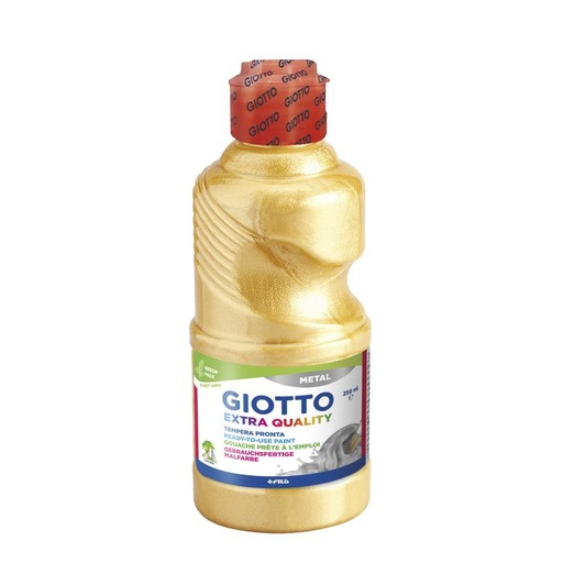 [F53140100] Tempera GIOTTO 250ML metalizada oro