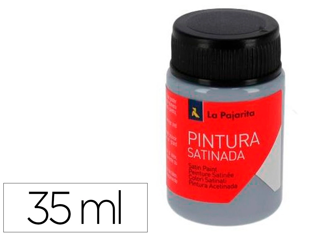 [169222] Pintura latex LA PAJARITA satinada l-33 bote 35 ml azul porcelana