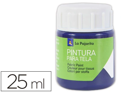 [113771] Pintura para tela LA PAJARITA azul victoria 25 ml