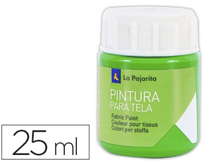 [112471] Pintura para tela LA PAJARITA verde primavera 25 ml