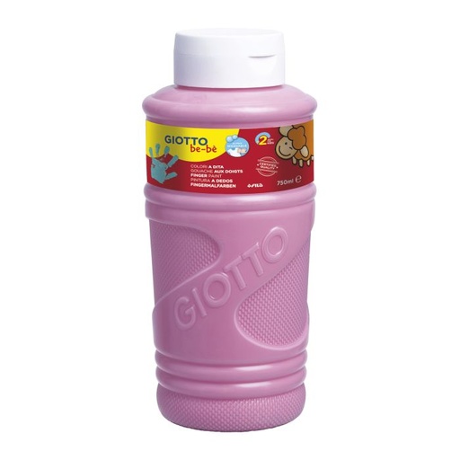 [F472906] Pintura dedos giotto be-be 750ML rosa