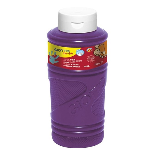 [F472919] Pintura dedos giotto be-be 750ML violeta