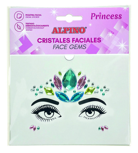 [DL000630] ALPINO gemas faciales adhesivas princess ALPINO DL000630