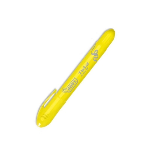 [19102] Maquillaje JOVI lapiz stick twist amarillo caja 5UD