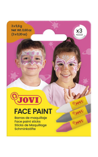 [175FA] Set maquillaje face paint estuche de 3 barras fantasy JOVI 175FA