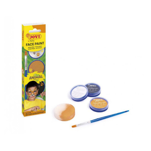 [174AN] Set maquillaje animals 3 botes 8ML crema + accesorios JOVI 174AN