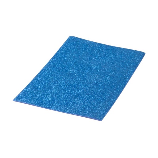 [5020302] Lamina goma eva purpurina biodegradable 40X60CM azul