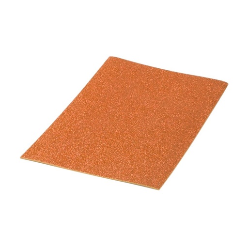 [5020312] Lamina goma eva purpurina biodegradable 40X60CM naranja
