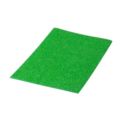 [5020318] Lamina goma eva purpurina biodegradable 40X60CM verde