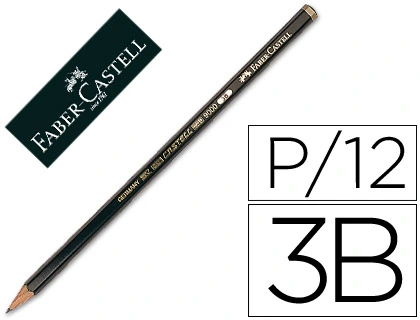 [119003] Lapices de grafito faber 9000 3B unidad