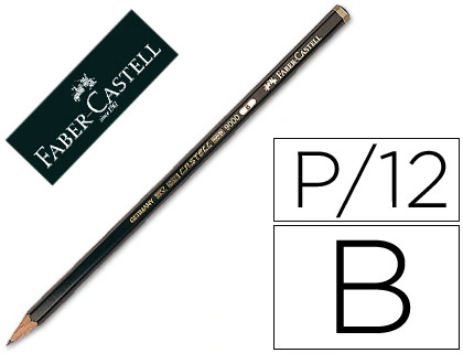 [119001] Lapices de grafito faber 9000 b unidad