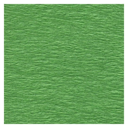 [45136] Papel crepe michel 50X200CM verde fuerte paquete 10UD