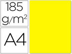 Paq / 50 cartulina iris A4 amarillo canario 185GR r: 200040155