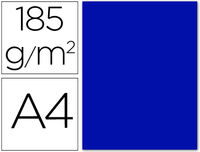 Paq / 50 cartulina iris A4 azul ultramar 185GR r: 200040169