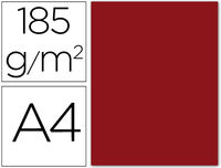 Paq / 50 cartulina iris A4 granate 185GR r: 200040163