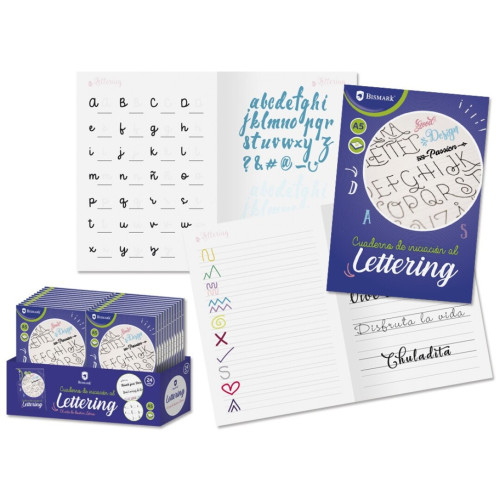 [328439] BISMARK cuaderno lettering A5 -20 hojas
