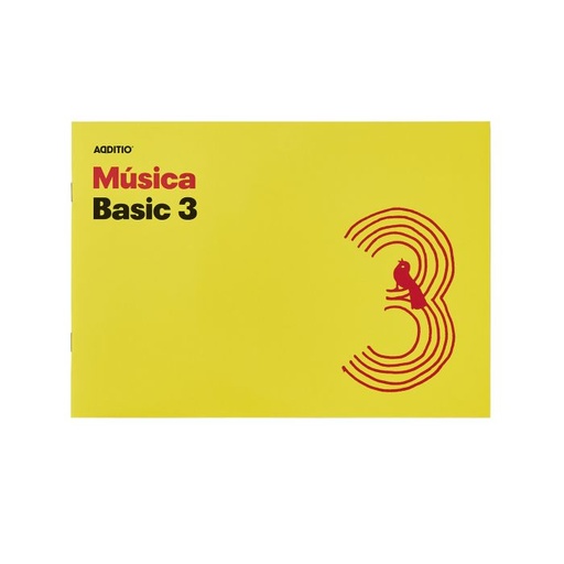 [M03] Bloc musica ADDITIO 3 pentagramas basic M03 cuarto apaisado 20H