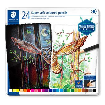 [149C M24] Estuche de metal con 24 lápices, colores surtidos staedtler 149C M24