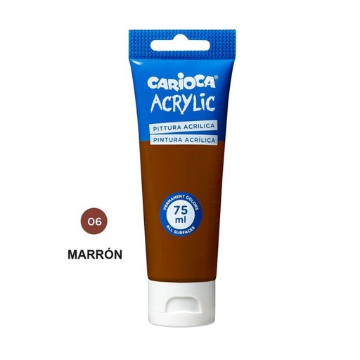 [45244/06] Pintura acrilica carioca 75ML marron